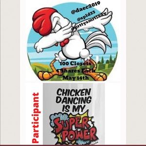 Sharin’ Closets & Chick’n Dancin’ like crazy 😁💜